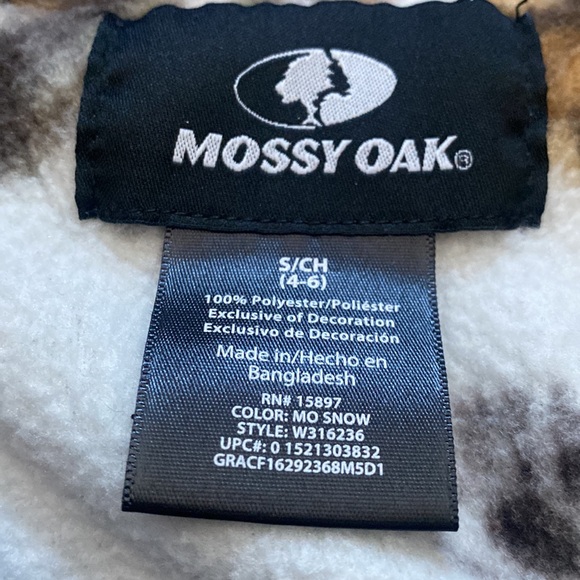 Purple and white mossy Oak fleece - Picture 3 of 5